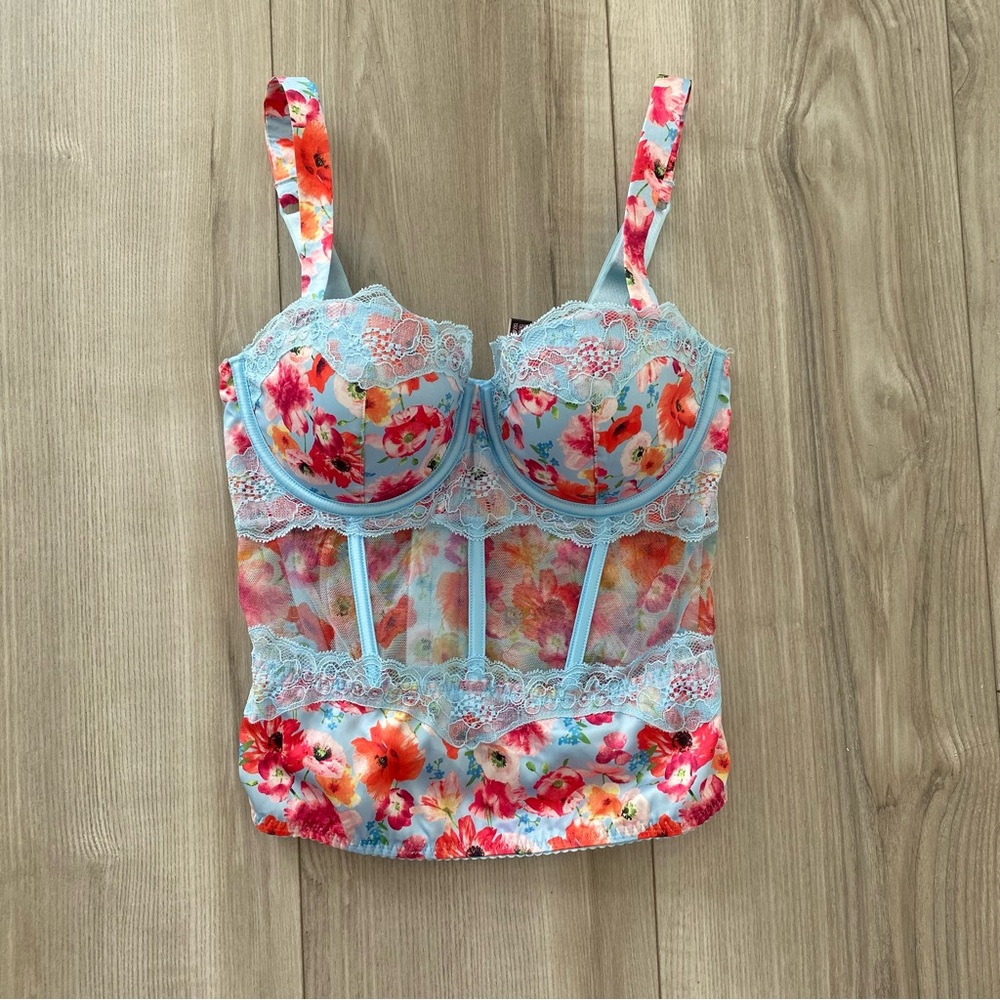 Victoria's Secret Floral Lace Bustier